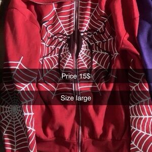 Red Spider Web Hoodie